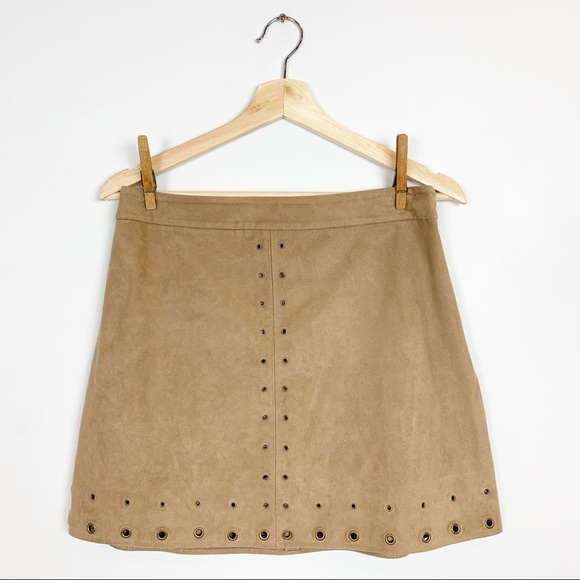 suede skirt express